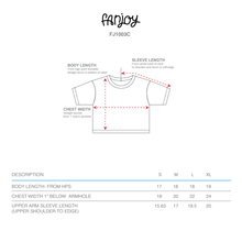 Load image into Gallery viewer, TaraYummy Kawaii Monster Crop Black Tee