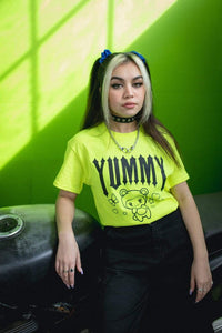 TaraYummy Exclusive Kawaii Neon Green Shirt – jadedldn2bn.com